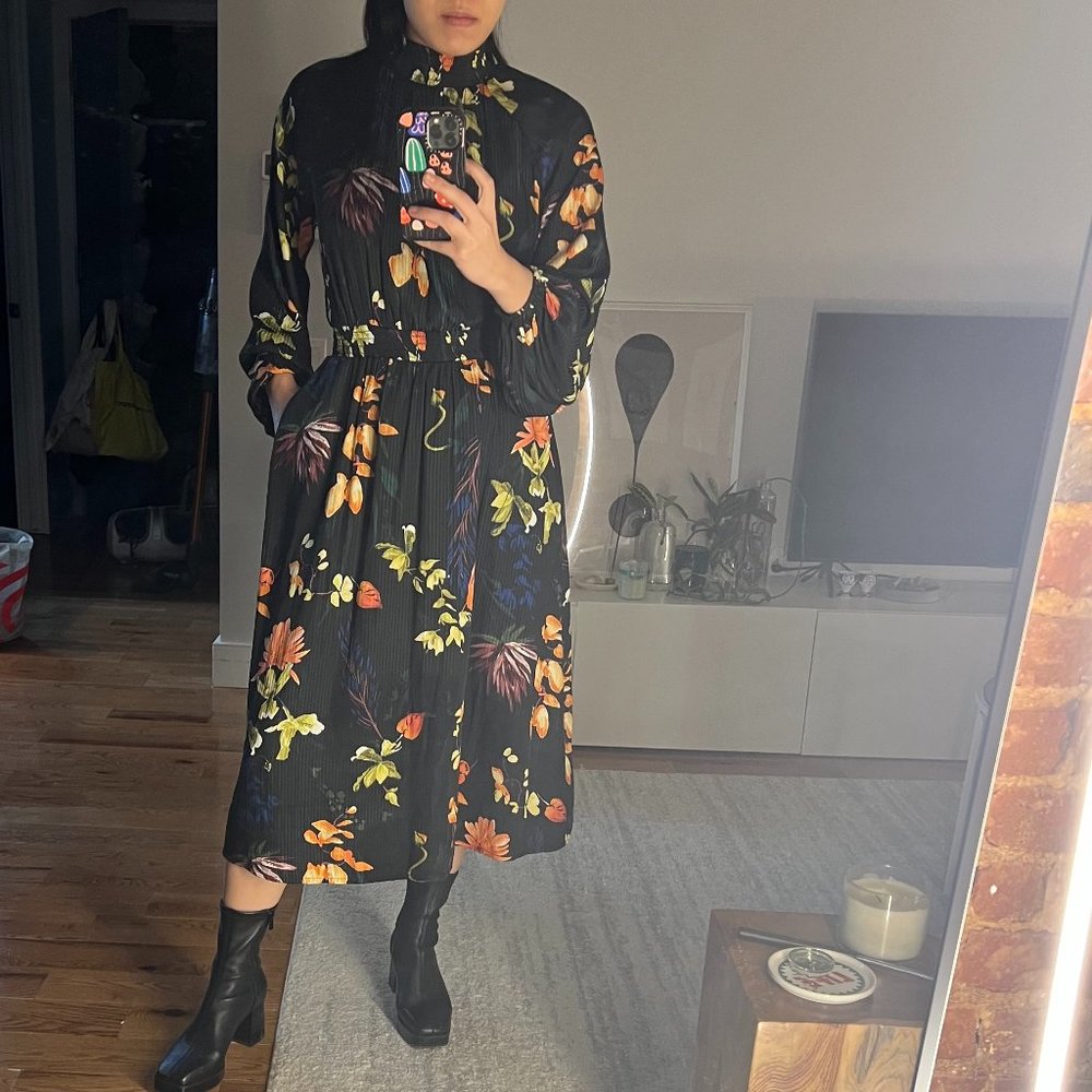 Target A New Day Floral Long Dress Size S